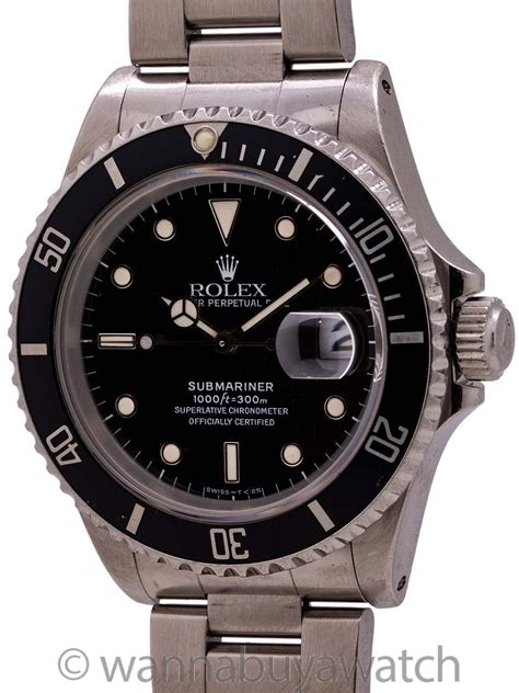 rolex submariner 16610 1989|rolex submariner 16610 specs.